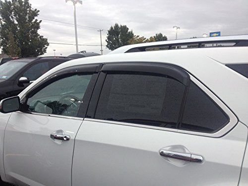 JSP Chevrolet Equinox 2010-2017 Out-Channel Window Deflector Rain Guards, 218099
