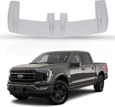 JSP 2017-2023 Ford F-150 To F-550 Windshield Lund-Style Truck Cab Sun Visor, Black, Light Scratches, 523005