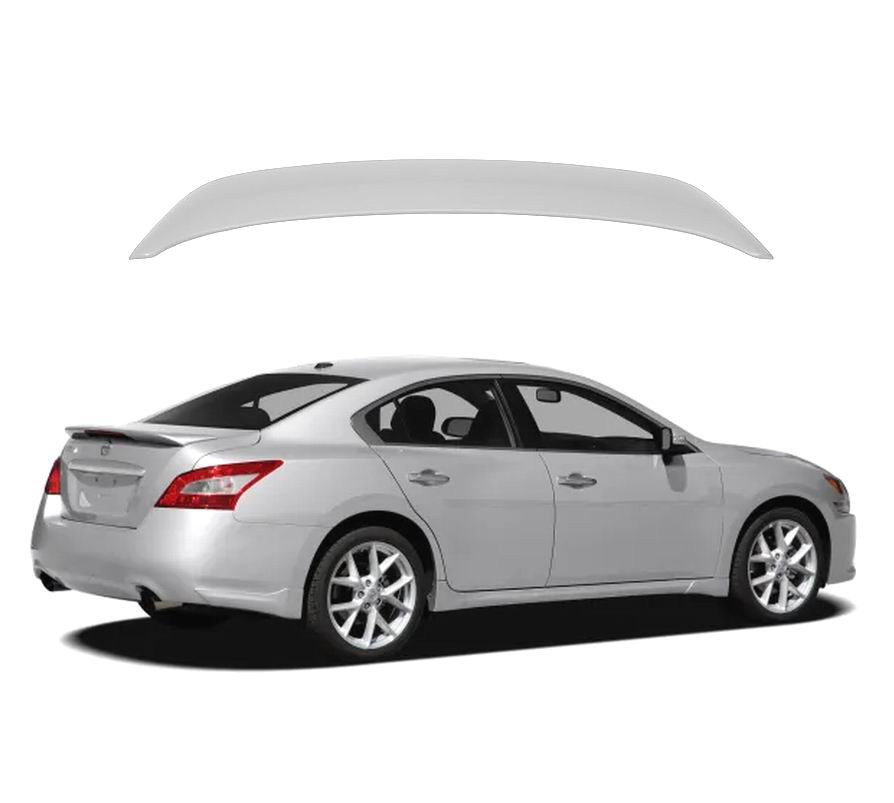 JSP Rear Wing Spoiler Compatible with 2009-2014 Nissan Maxima Primed OE Style LED