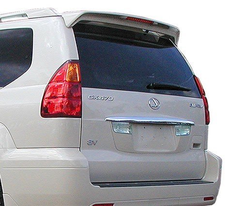 JSP Rear Wing Spoiler for 2003-2009 Lexus GX470 Factory Style Primed with LED 339121