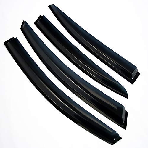 JSP Subaru Impreza 2012-2016 Sedan Out-Channel Window Deflector Rain Guards, 218056