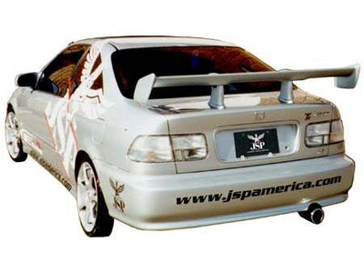 JSP 58 inch Universal Rear Wing Spoiler Adjustable Primed 8 inch Tall 97211