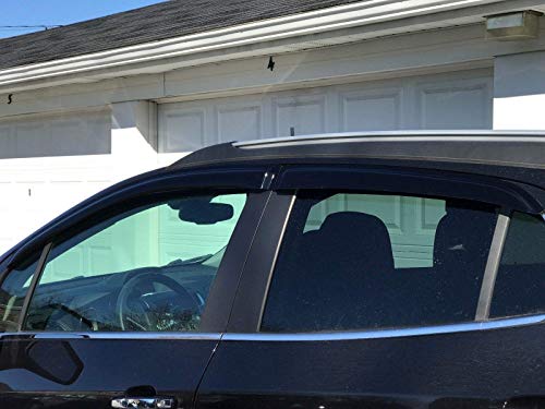 JSP Buick Encore 2013-2019 Out-Channel Window Deflector Rain Guards, 218156