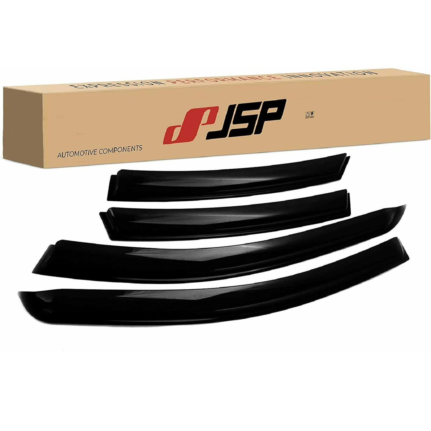JSP Dodge  Dart  2013-2016 Tape-On Car Window Deflector Rain Guards, 218053