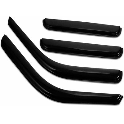 JSP Ford ford F-250 350 450 Super Duty Extended Cab & Supercab 1999 - 2016 Tape-On Car Window Deflector Rain Guards, 218078