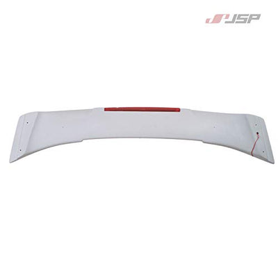JSP Rear Spoiler Wing with LED Brake Light for BMW M3 Coupe 2-Door | 1992, 1993, 1994, 1995, 1996, 1997, 1998, 1999 | Primed Gray | Improve Fuel Efficiency & Stability