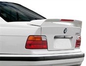 JSP Rear Wing Spoiler for 1992-1999 BMW M3 Sedan Custom Style Primed with LED 339026