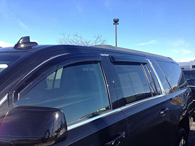 JSP Chevrolet Suburban, GMC Yukon XL 2015-2020 Out-Channel Window Deflector Rain Guards, 218089