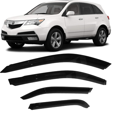 JSP Acura MDX 2001-2006 Out-Channel Window Deflector Rain Guards, 218049