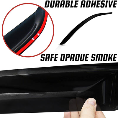 JSP Honda Accord 2003-2007 Out-Channel Window Deflector Rain Guards, 218134