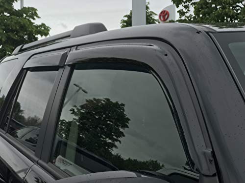 JSP Toyota 4Runner 2010-2023 Out-Channel Window Deflector Rain Guards, 218135
