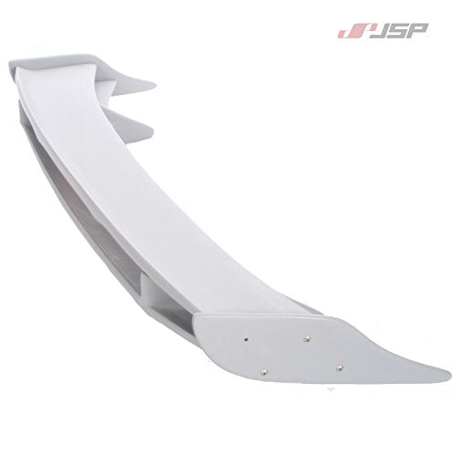 JSP 57 inch Universal Rear Wing Spoiler MACH III Primed with LED 8" Tall 97203